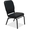 Lorell Vinyl Back/Seat Oversized Stack Chairs, 5" Height X 8" Width X 16.9" Length