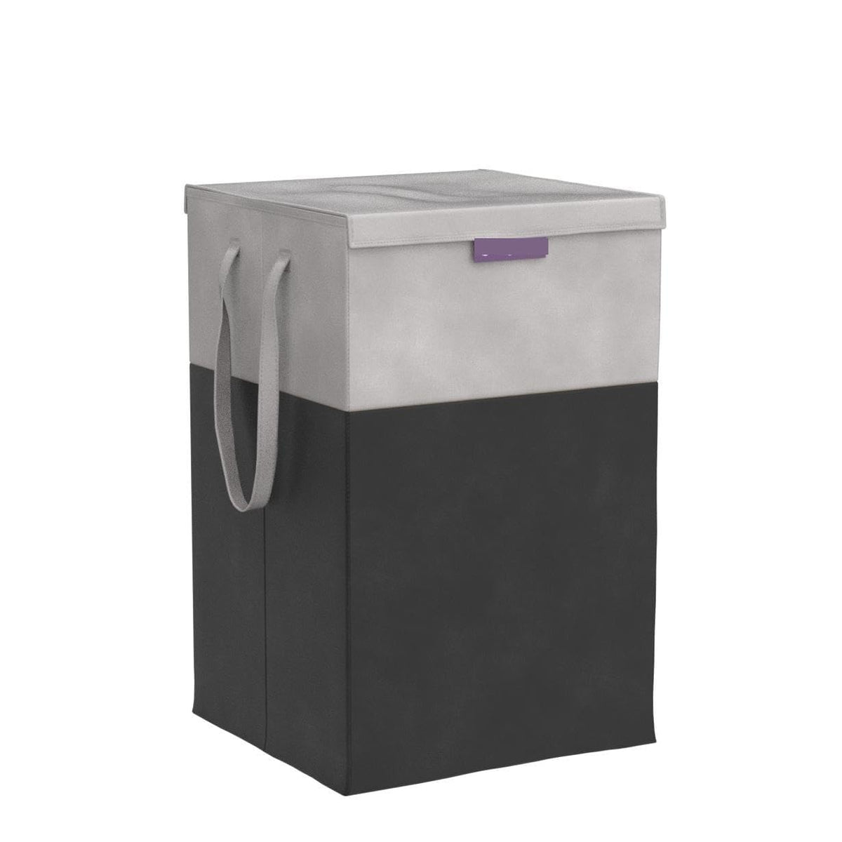 LAVIKRAFTS 75L Folding Laundry Basket, Large Laundry Hamper With Lid & Handles, Collapsible Freestanding Clothes Hamper, Storage
