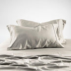 Olive + Crate Eucalyptus Cooling Pillowcase And Sheet Sets California King Size, 100% Certified Tencel Fiber, Softer Than 100% V