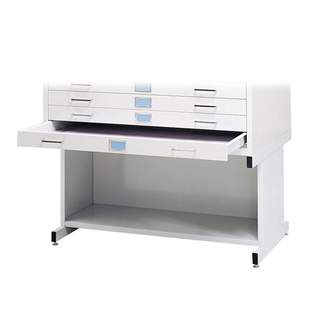 Safco Products Flat File High Base for 5-Drawer 4994WHR Flat File, Sold Separately, White