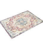 Livabliss Romaine Vintage Medallion Area Rug, 7'10'' X 10'3'', Rose/Navy