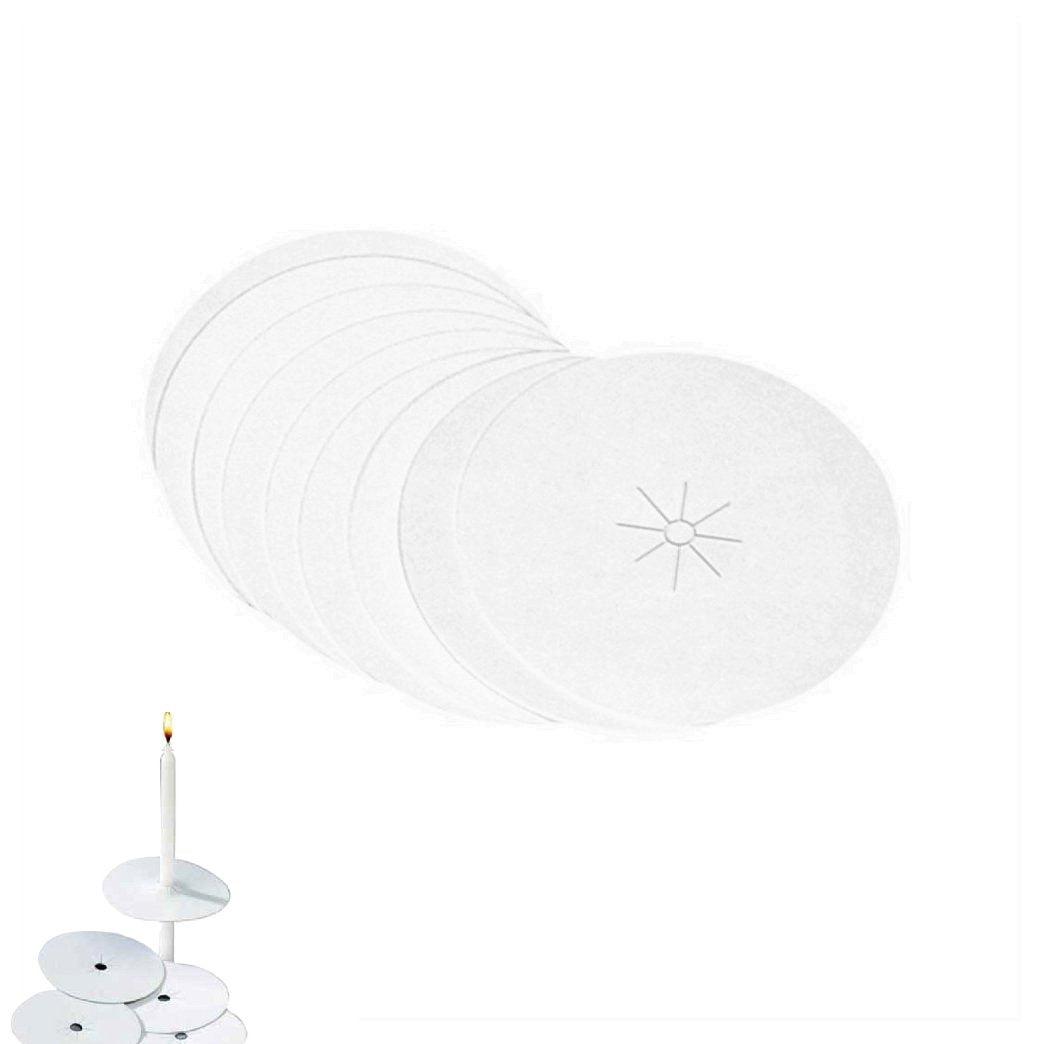 Dlight Online Drip Protector - 1000 Paper Bobeche Candle Holder for Candlelight Vigil, Church Service, Church Mass, Memorial Se