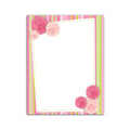 Stonehouse Collection | Pink Floral Stationery | 8.5 X 11 | 60 Letterhead Sheets | Flower Letterhead (Pink Flowers)