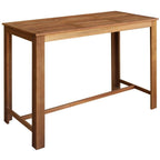 vidaXL Bar Table and Stool Set 7 Pieces Solid Acacia Wood