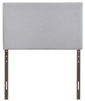CasaFoyer  Region Linen Fabric Upholstered Twin Headboard | Spacious & Elegant Design | Modern Decor | Includes One Headboard | Sky Gray