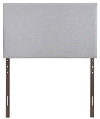 CasaFoyer  Region Linen Fabric Upholstered Twin Headboard | Spacious & Elegant Design | Modern Decor | Includes One Headboard | Sky Gray