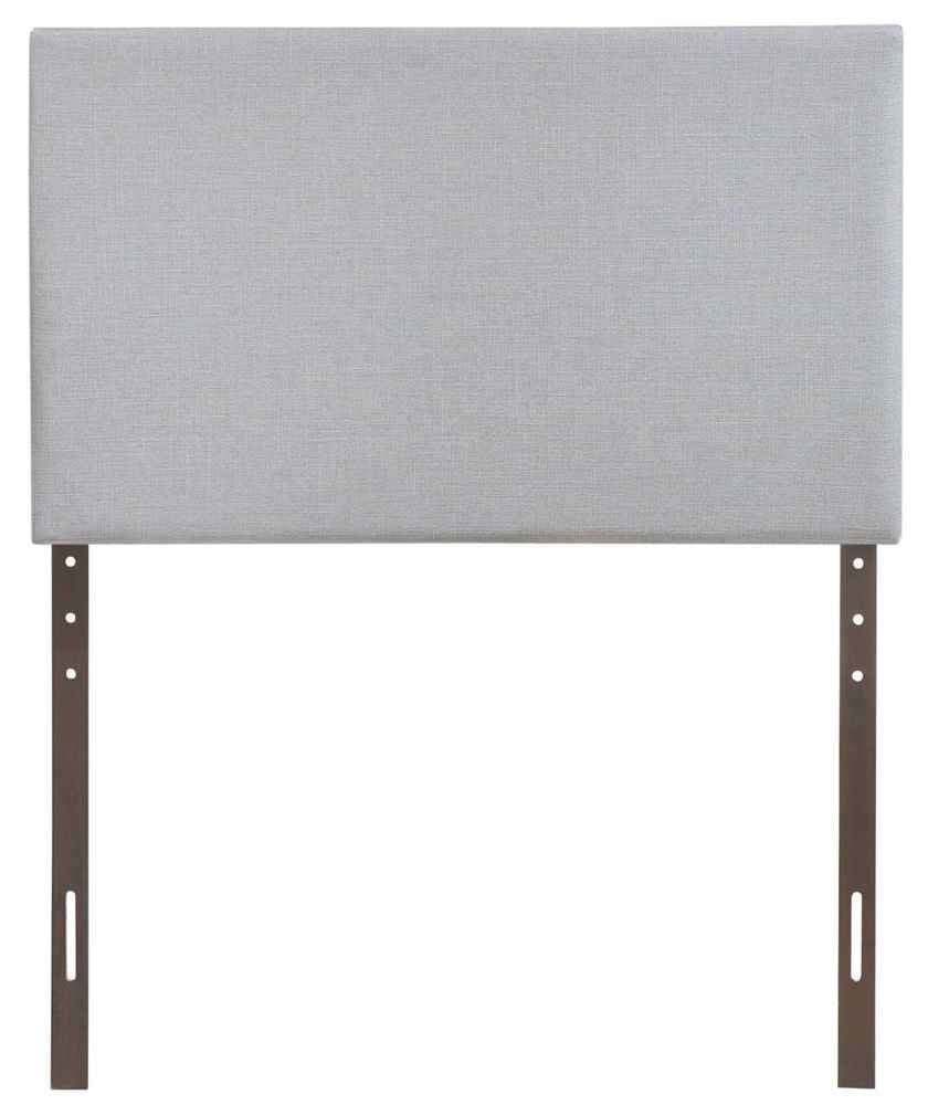 CasaFoyer  Region Linen Fabric Upholstered Twin Headboard | Spacious & Elegant Design | Modern Decor | Includes One Headboard | Sky Gray