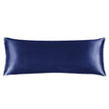 Bedelite Satin Silk Body Pillow Pillowcase For Hair And Skin, Premium And Silky Navy Long Body Pillow Case Cover 20X54 With Enve