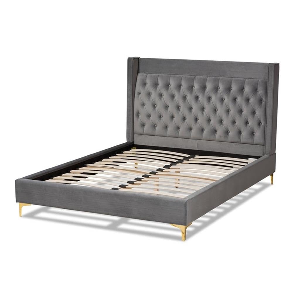 Baxton Studio Valery Platform Bed