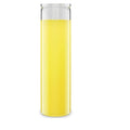 Simply Soson 2x8 inch Yellow Devotional Candles in Glass Jar - 1 Piece - 90 Hours - Prayer Candle - Tall Pillar Candles for Reli