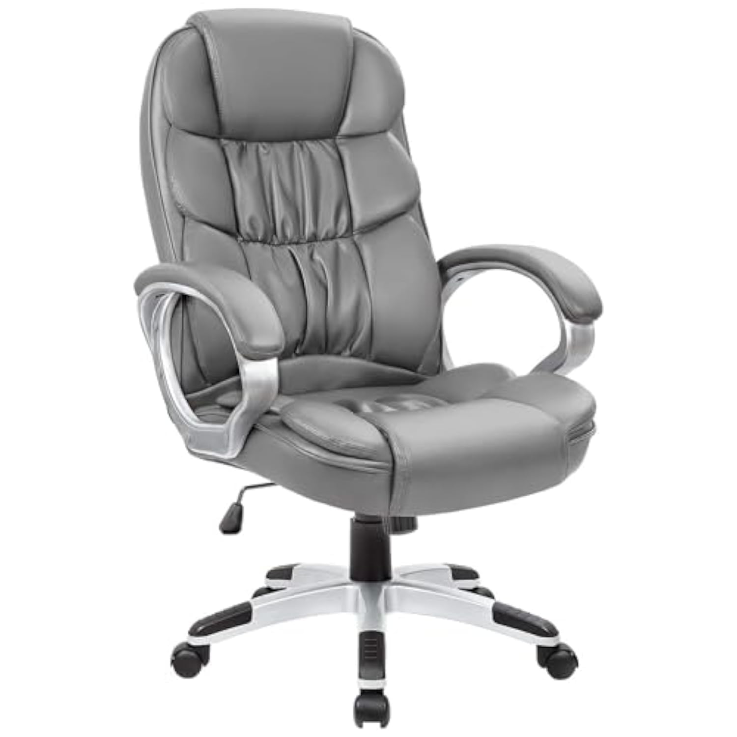 Homall Office Chair High Back Computer Chair Desk Chair, Pu Leather Adjustable Height Modern Executive Swivel Task Chair With Pa
