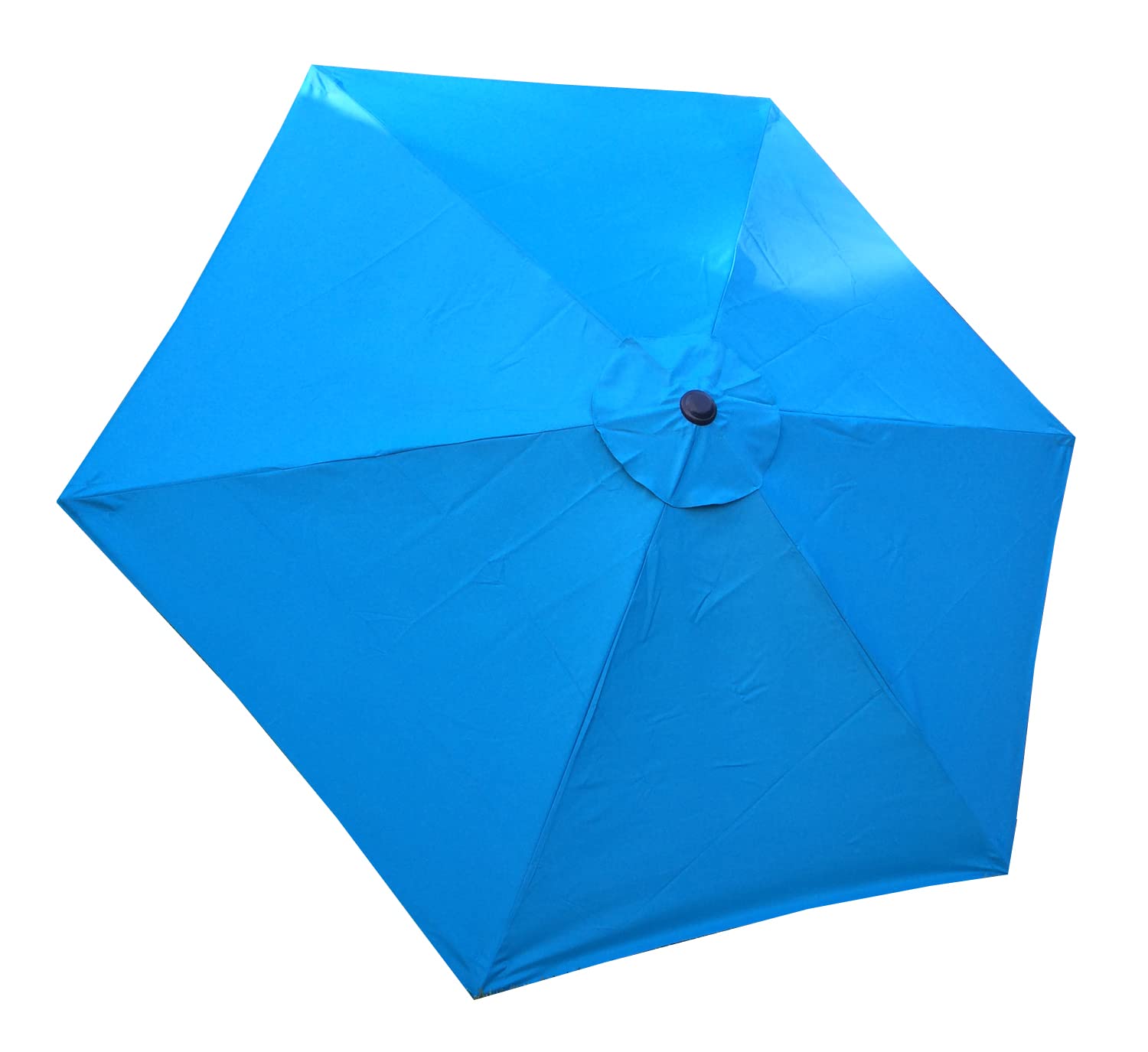 Bellrino Decor Replacement Lake Blue Strong & Thick Umbrella Canopy For 9Ft 6 Ribs Lake Blue (Canopy Only) (Lake Blue 96)