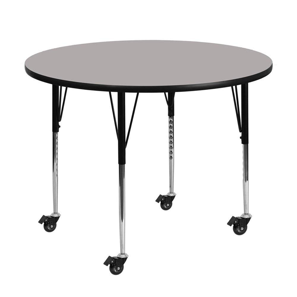 Flash Furniture 48 Rnd Grey Activity Table, 31&quot; X 48&quot; Round, Gray