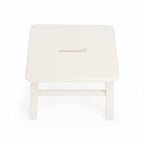 HomeRoots Bayur Wood Classic White Step Stool