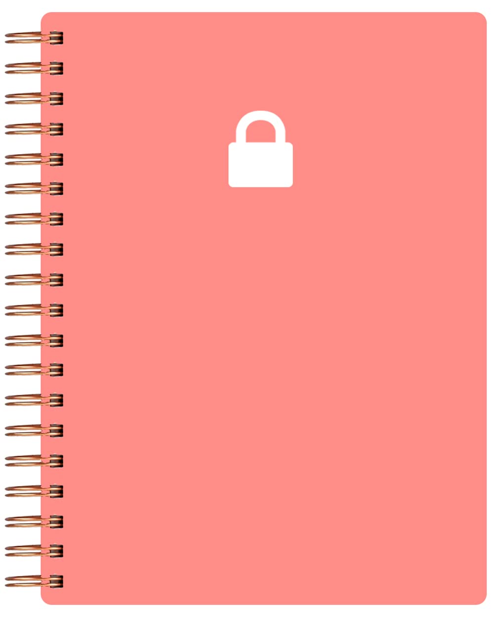 Nokingo Spiral Password Book With Alphabetical Tabs - 5X7 Inch Alphabetized Password Book With A-Z Tabs For Internet Login, Webs