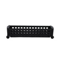 Cutting Edge 1 Layer Slim Storage Rack With Wheels  Classic Black