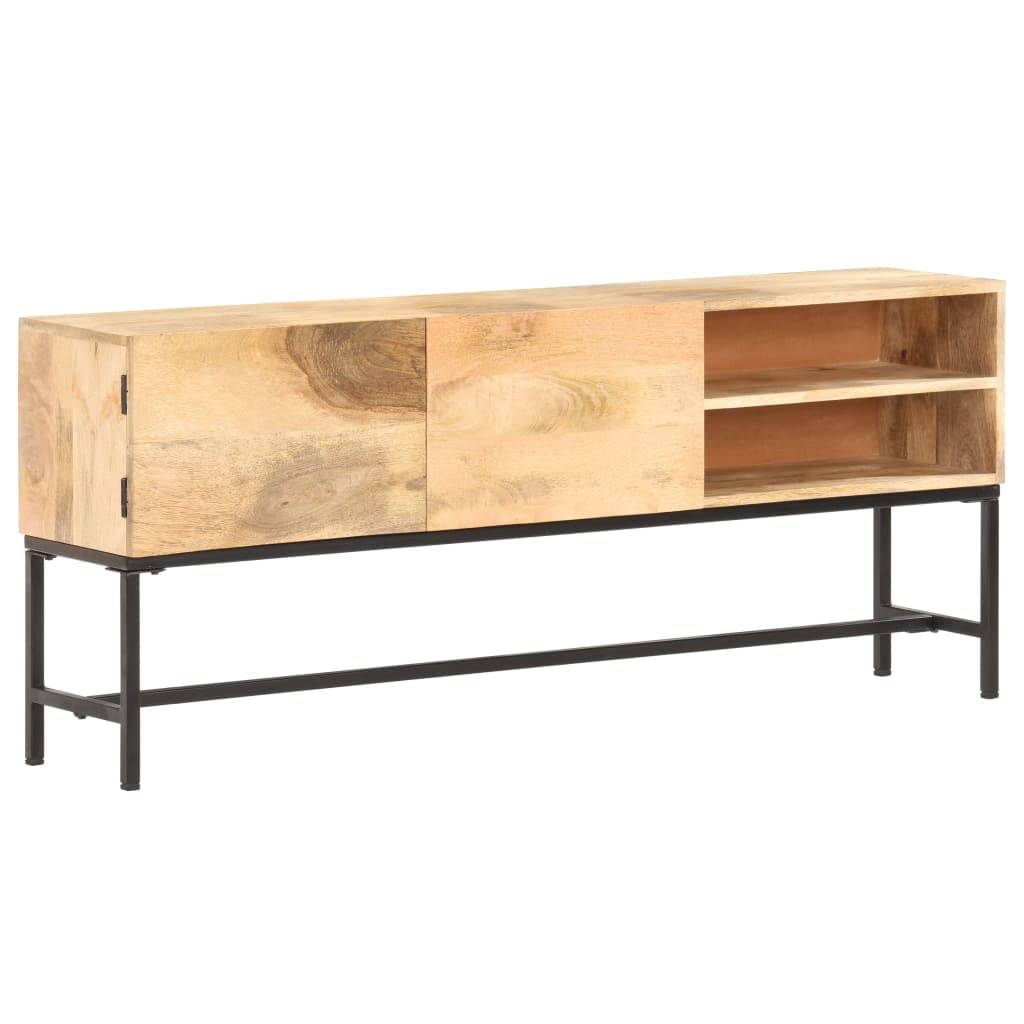 vidaXL Sideboard 57.1&quot;x11.8&quot;x23.6&quot; Solid Mango Wood