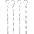 [Pack of 4pcs] WAIKAS Storage Hanger Stainless Steel for Cloth,Ten-Ring Tiered Storage, Saves 9 Times Space, Bedroom Closet Orga