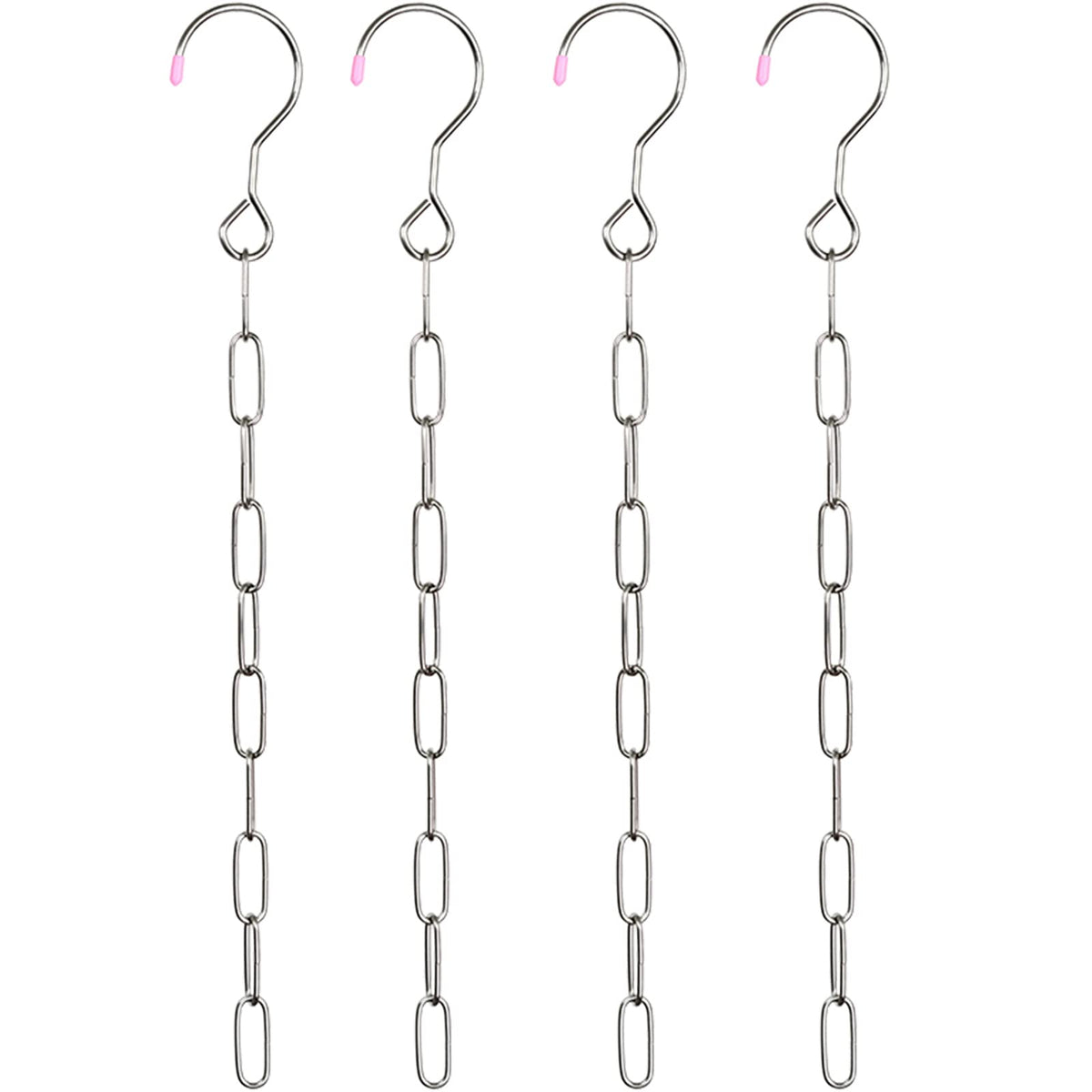 [Pack of 4pcs] WAIKAS Storage Hanger Stainless Steel for Cloth,Ten-Ring Tiered Storage, Saves 9 Times Space, Bedroom Closet Orga