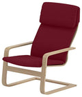 The Pello Chair Cotton Covers Replacement Is Custom Made Compatible For Ikea Pello Chair (Or Pello Armchair Slipcover). Multi Color Options (Darker Red)