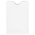 Luxpaper Credit Card Sleeves | 2 3/8' X 3 1/2' | White | 24Lb. Text | 50 Qty