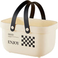 Toriox Portable Home Shower Caddy Tote Hollow Storage Basket With Handle Box Organizer Bin For BathroomPantry Large Capacity Bu