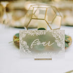 4X6 Inch Blank Frosted Acrylic Sign Acrylic Sheet 1/8 Inch Thick | Diy Frosted 4''X6'' Acrylic Pieces, Perfect As Table Numbers,