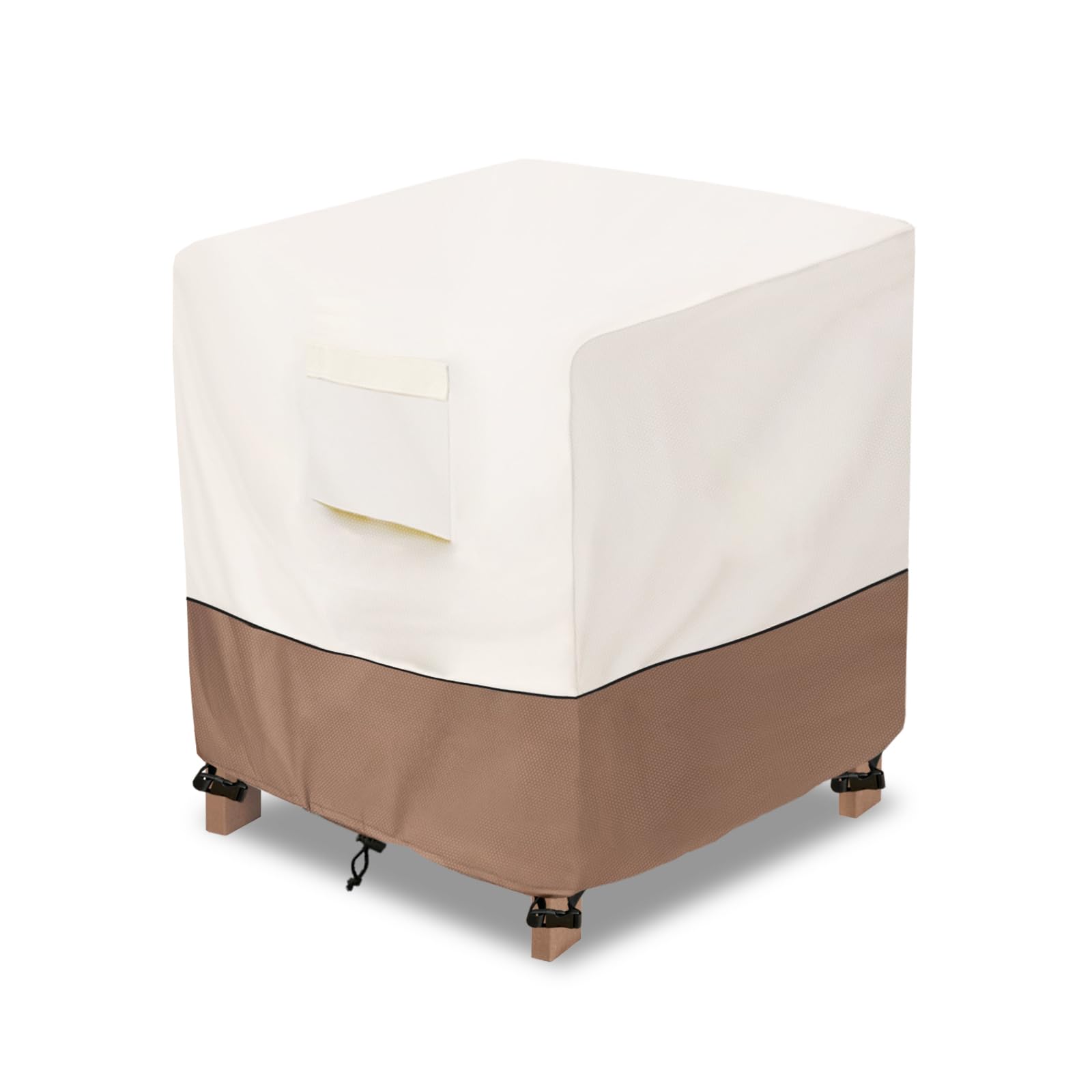 Okcool Patio Wicker Side Table Cover,Waterproof Square Patio Small Side Table Cover,Suitable For 3-Piece Outdoor Wicker Patio Bi