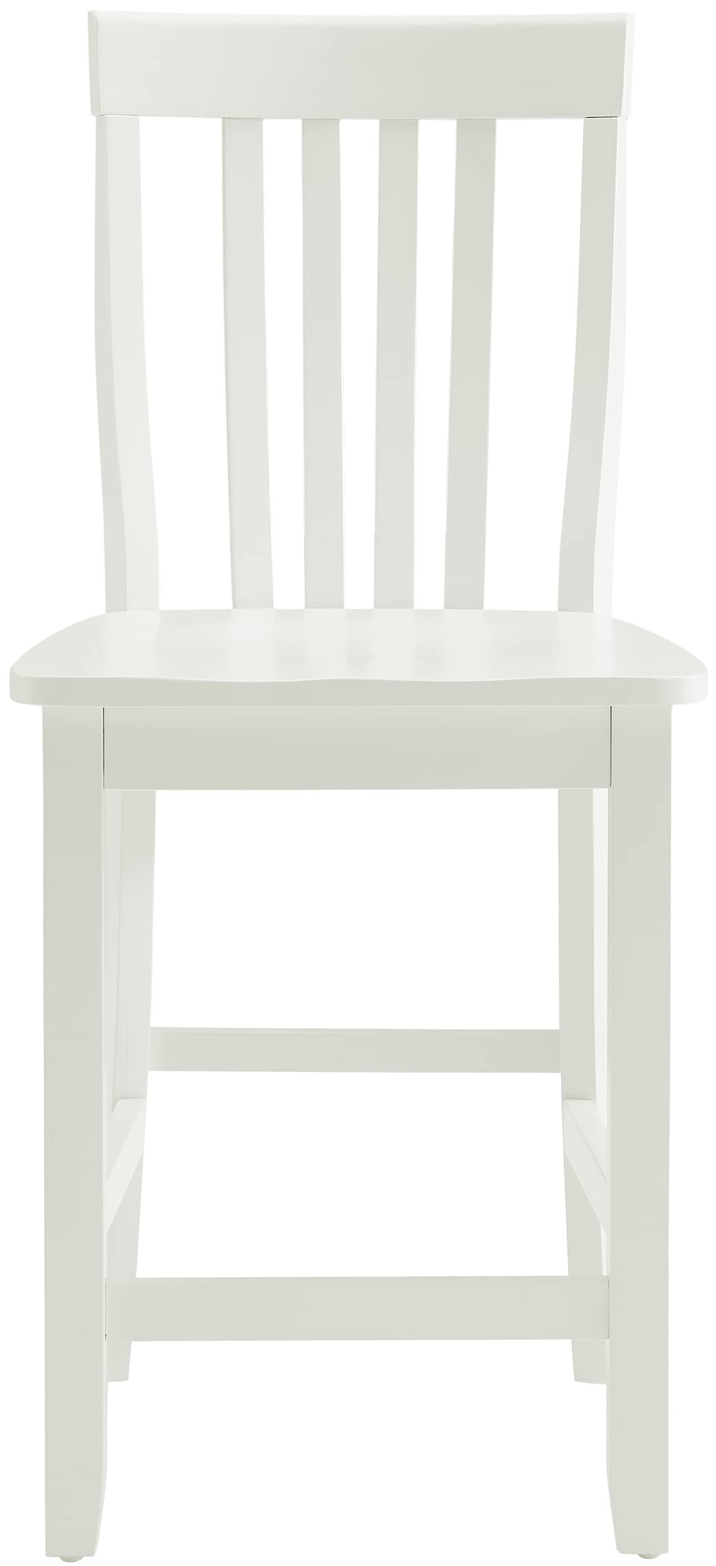 Crosley Furniture Schoolhouse Bar Stool (Set of 2), 24-inch, White