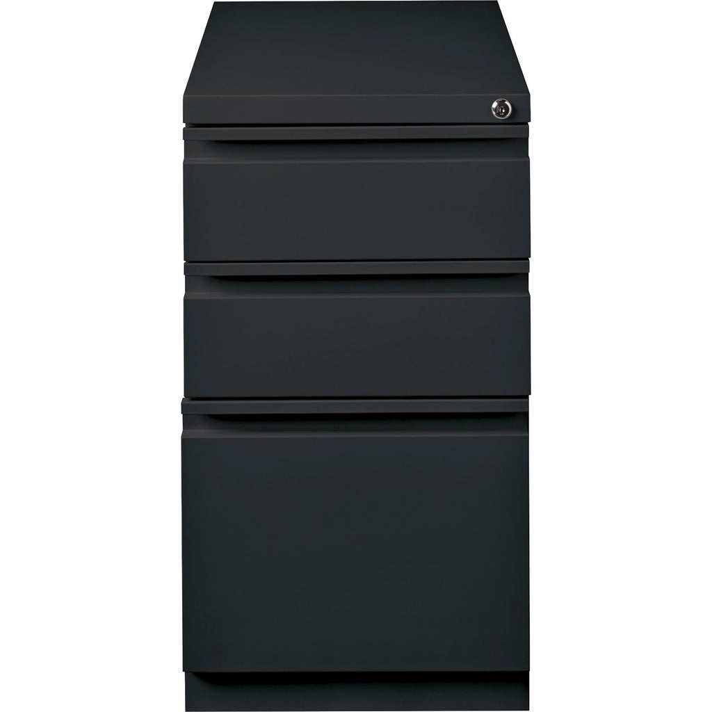 Lorell LLR49527 Mobile File Pedestal, Black