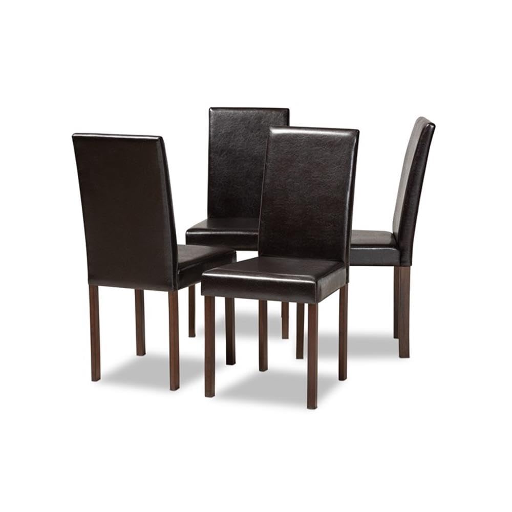 Baxton Studio Andrew Modern Dining Chair, Set Of 2