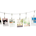 Wall Hanging Photo Display, DIY Picture Photo Frame String with 12 Clips for Hanging Photos Notes and Artworks (Adjustable Allig