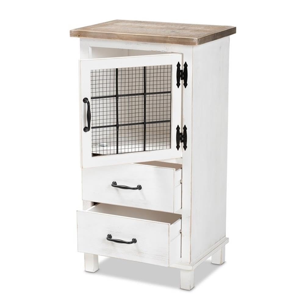 Baxton Studio Faron Storage Cabinet - Thumbnail 2