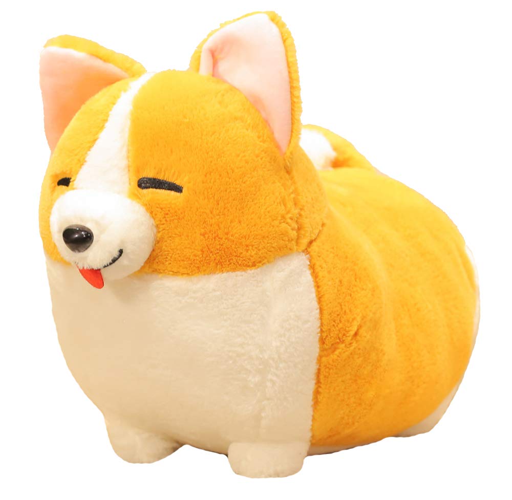 Cartoon Corgi Dog Soft Plush Animal Throw Pillow Plush Toy