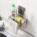 Zollyss Stainless Steel Wall Mounted Hanging Storage Holder Bathroom Shower Caddy Basket Shelf Toothbrush Holder Kitchen Towel R