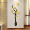 Hermione Baby 3D Vase Wall Murals for Living Room Bedroom Sofa Backdrop TV Background, Originality Stickers Gift, DIY Wall Decal