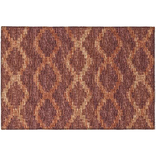 Sedona Sn9 Red Bohemian Rug Rectangle 5' X 7 ' 6&quot;