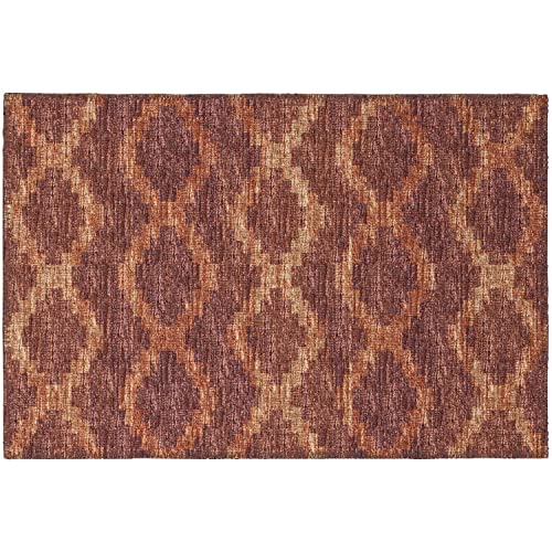 Sedona Sn9 Red Bohemian Rug Rectangle 5' X 7 ' 6"