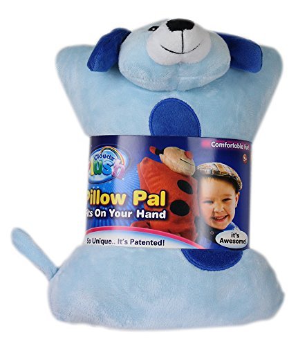 Cloudz Plush On Hand Kids Travel Pillow Pal - Dog
