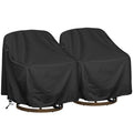 Outdoor Swivel Lounge Chair Cover 2 Pack,Waterproof Heavy Duty Outdoor Chair Covers, (30' W X 34' D X 38.5' H) Patio Furniture Cover For Swivel Patio Lounge Chair