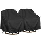 Outdoor Swivel Lounge Chair Cover 2 Pack,Waterproof Heavy Duty Outdoor Chair Covers, (30' W X 34' D X 38.5' H) Patio Furniture Cover For Swivel Patio Lounge Chair
