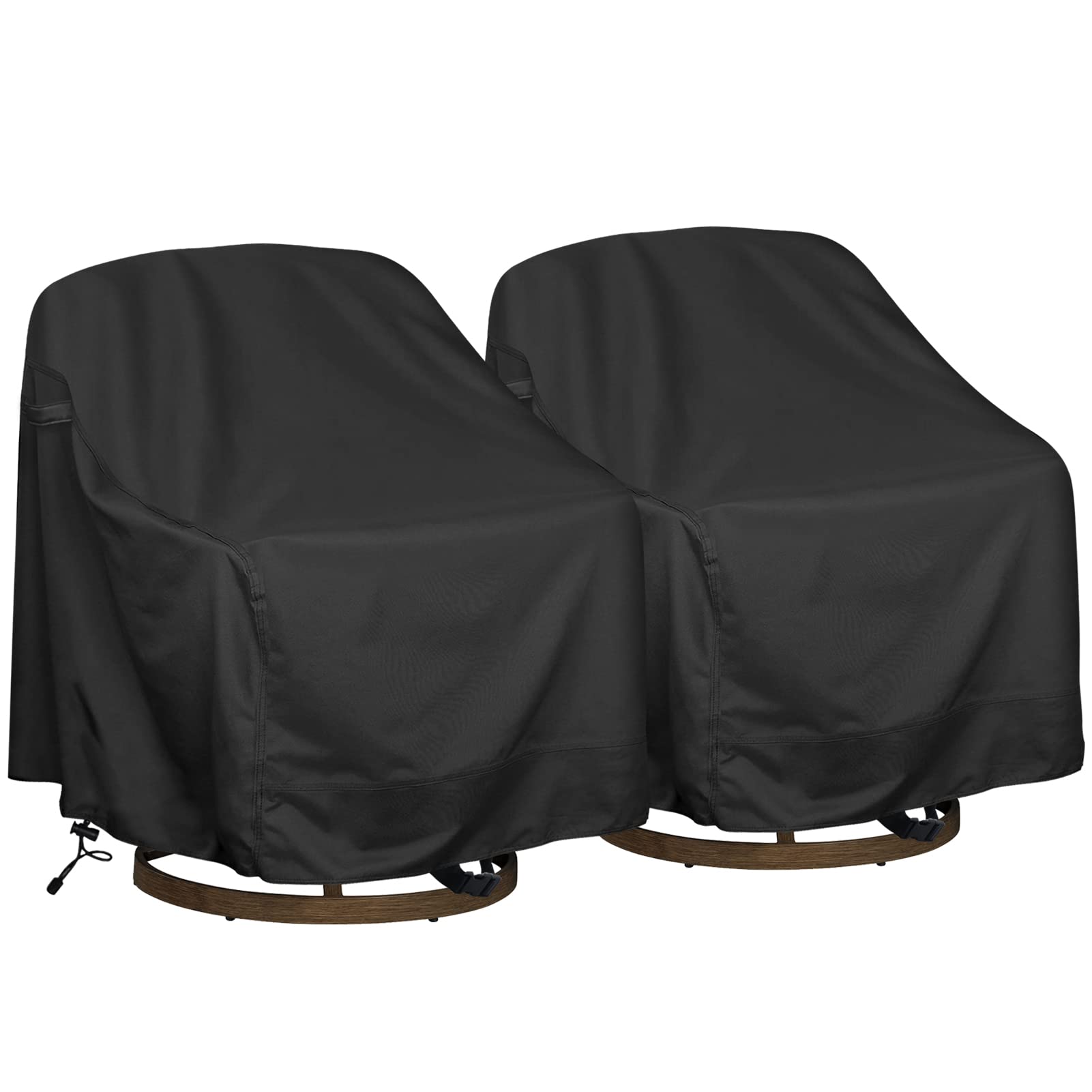 Outdoor Swivel Lounge Chair Cover 2 Pack,Waterproof Heavy Duty Outdoor Chair Covers, (30' W X 34' D X 38.5' H) Patio Furniture Cover For Swivel Patio Lounge Chair