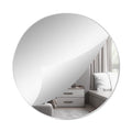 DARENYI 12 Round Wall Mirror Self Adhesive Non Glass Mirror Large Acrylic Mirror Disc High Clear Wall Mirror Circle Mirror Sti