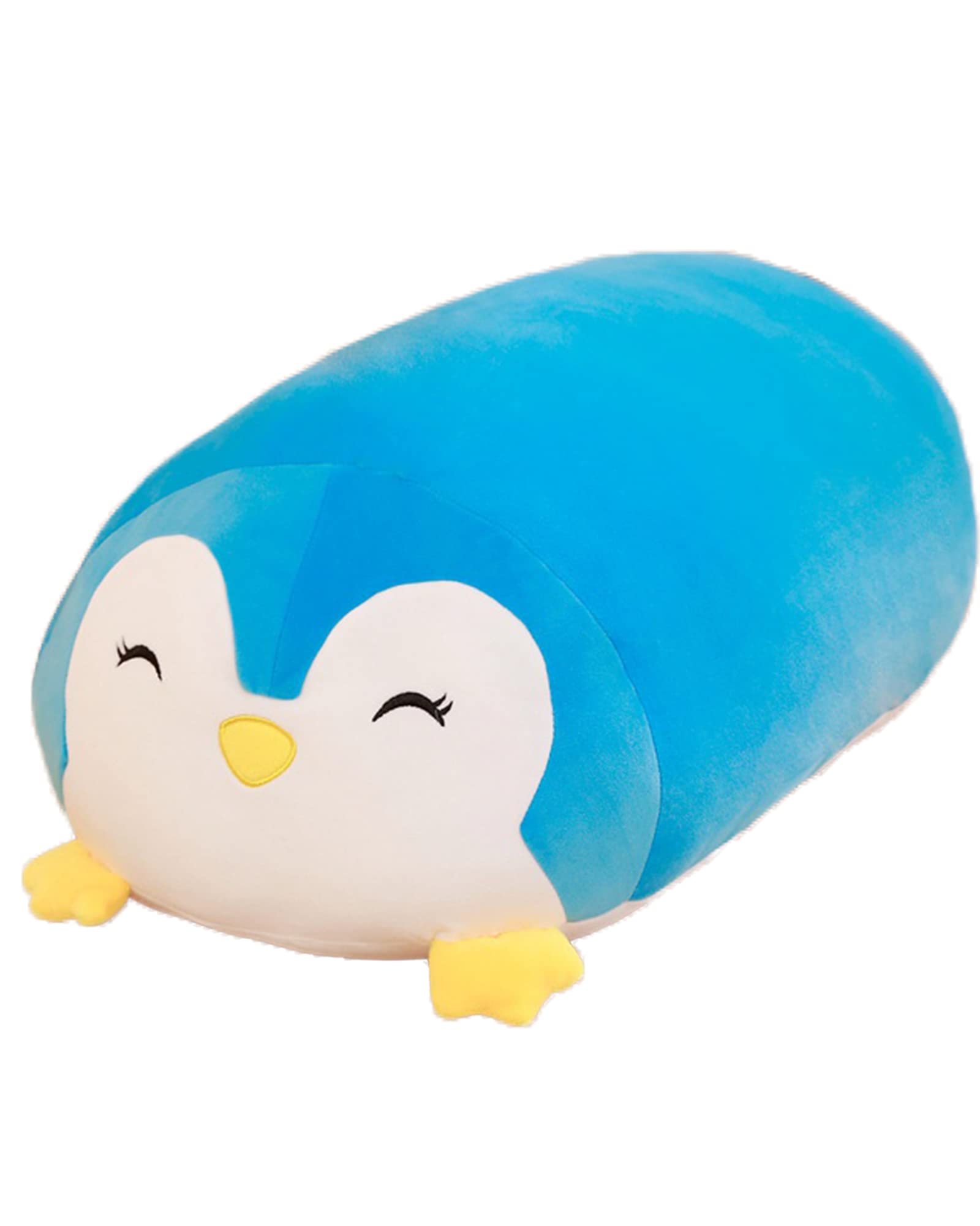 Tongsong 8 Inch Long Plush Penguin Stuffed Animal Penguin Hugging Pillow Cuddly Penguin Pillow Plushies Toy Home Decor Penguin H