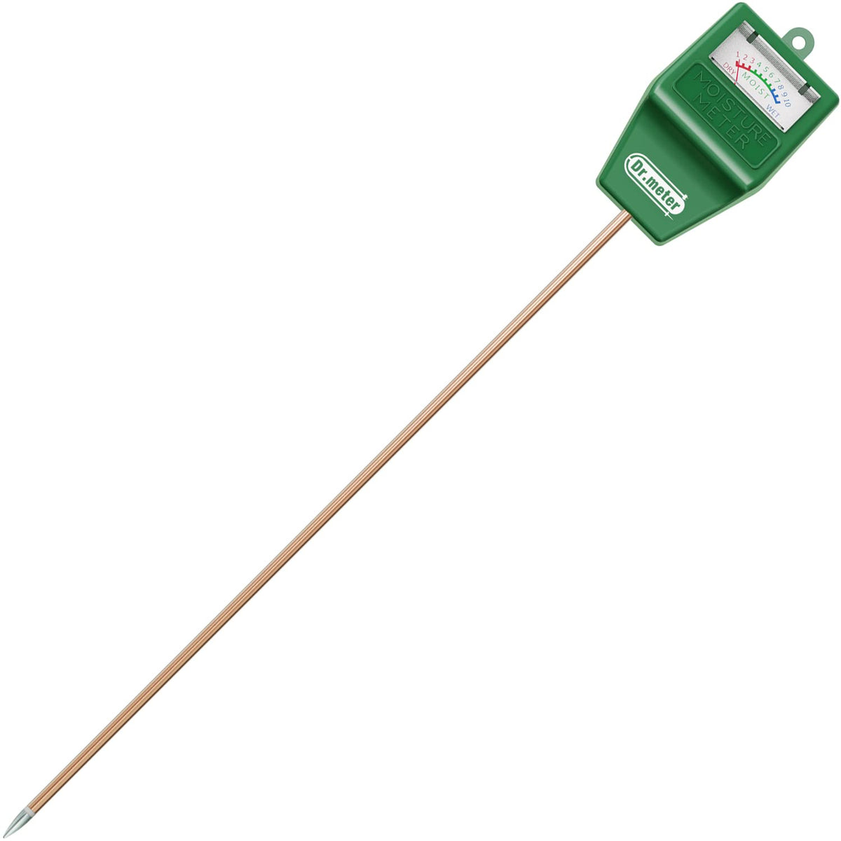Dr.Meter Soil Moisture Meter Tester For Plants, Long Probe Hygrometer Moisture Sensor For Houseplants Indoor Outdoor Garden Lawn