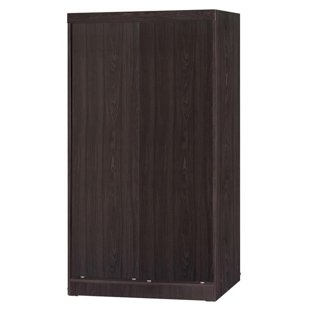Better Home Products Modern Wood Double Sliding Door Wardrobe - Thumbnail 4