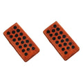 SAFIGLE 2pcs Mini Blocks Airplane Pillow Toys for Travel Red Brick Foam Bricks to Throw at Tv Brick Stress Toy Brick Pillow Desk