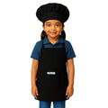 Makstile Kids Apron With Chef Cap With Adjustable Neck Strap |Apron For Kids For Cooking, Baking, Painting & School Activities |