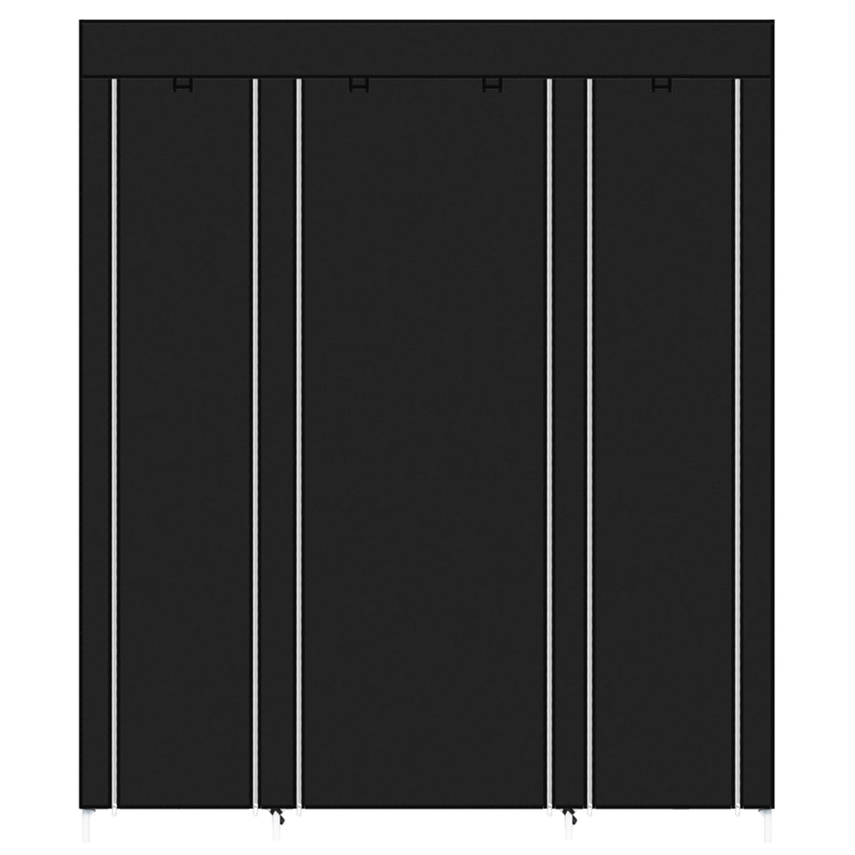 GHUADQHDL Folding NonWoven Fabric Wardrobe with Stable Steel Frame, Portable Storage Wardrobe for Bedroom and Dormitory