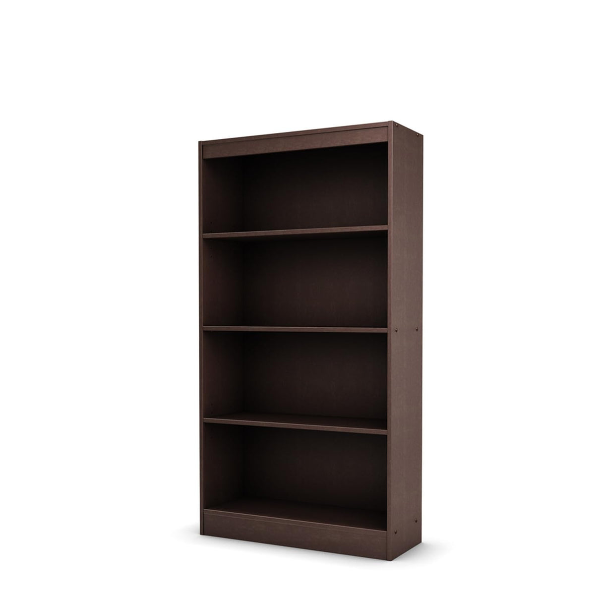 South Shore Axess 4-Shelf Bookcase-Chocolate, 58-Inch